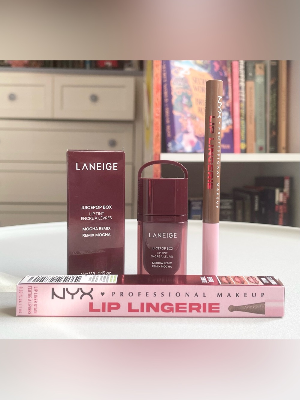 (NWT) LANEIGE Juicepop Box Lip Stain + Nyx Lingerie Lip Stain Liner